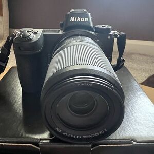 Nikon Z7 (Shutter count 4,500) With Nikon Z 50-250mm Lens, (2) Sony XQD Cards.